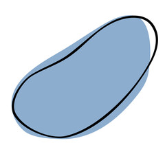 Abstract blob organic modern shape background