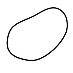 Abstract blob organic modern shape background