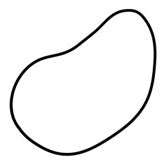 Abstract blob organic modern shape background