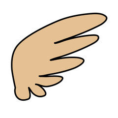 angel wings decoration