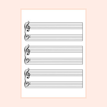 Blank Sheet Music Images – Browse 14,842 Stock Photos, Vectors, and Video