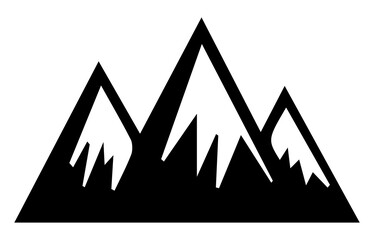 Simple mountain transparent (PNG) image