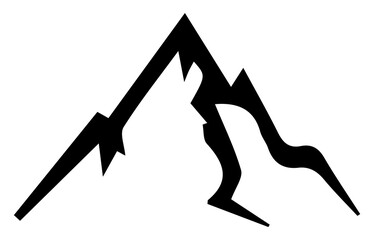 Simple mountain transparent (PNG) image