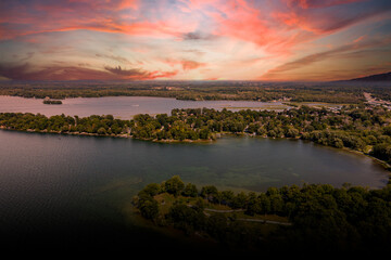 Barrie Lake Simcoe Sunset  Summer/Fall Season