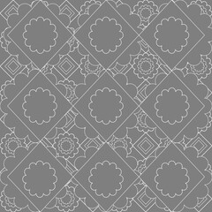 Background flower footage wallpaper and seamless artwork illustration texture of vector graphic line design isolated flat trendy black white graphic designs  beautiful pattern colorful fabric paper