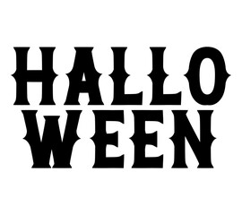 black halloween text