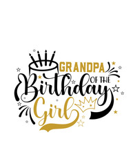 Grandpa of the birthday Girl