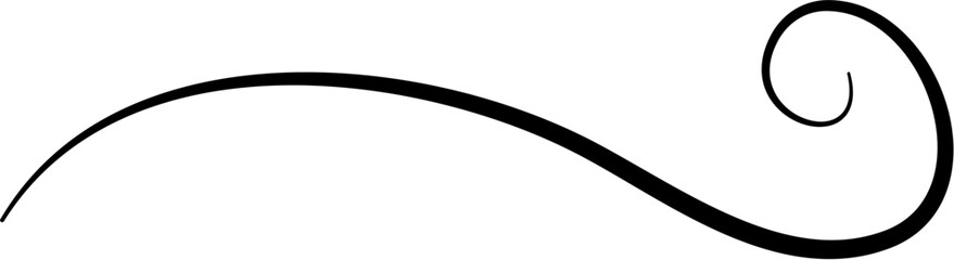 Flourish Swirl Ornament