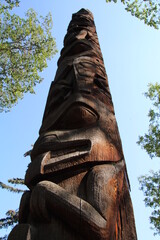 totem pole in the park, Edmonton, Alberta