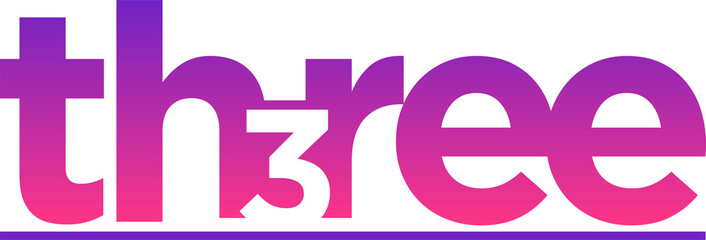 Typography of number with transparent background ready to use.