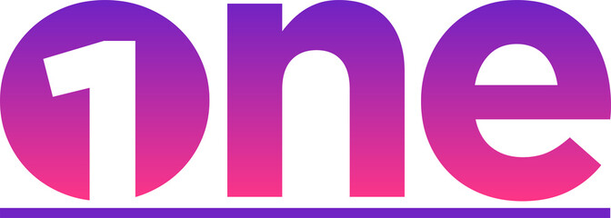 Typography of number with transparent background ready to use.