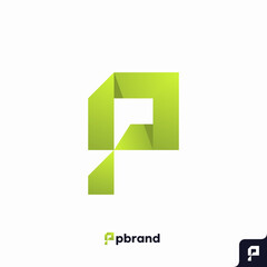 Letter P logo icon design template