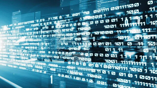 Software development, application programming code and tacit computer coding . Concept of smart digital transformation and technology disruption that changes global trends in new information era .