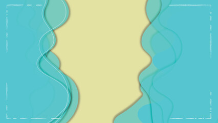 abstract wavy light blue colored simple and modern background for companies