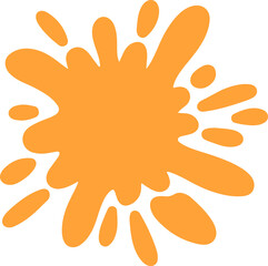 Colorful Splatter Abstract Shape
