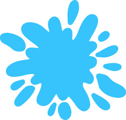 Colorful Splatter Abstract Shape
