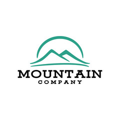 illustration of a mountain. good for any business related to mountain expedition.