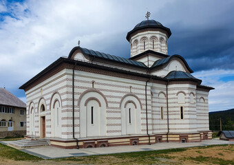 Fototapeta na wymiar The church of the Oasa monastery - Romania
