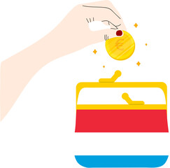 Luxembourg Flag vector hand drawn,EUR vector hand drawn