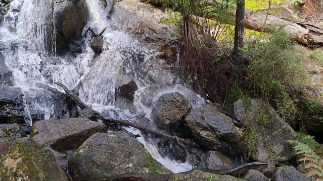Beautiful Cascading Waterfalls At Shiprock Falls Hoddles Creek Victoria