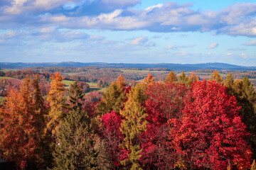 Herbst Stimmung &uuml;ber den Gebirgsz&uuml;gen