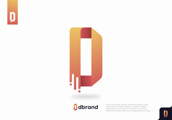 Letter D logo icon design template