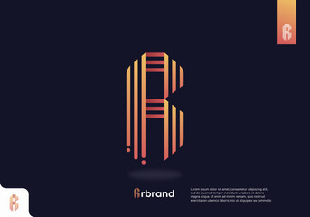 Letter R logo icon design template