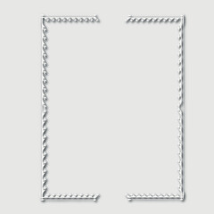 Frame, in the style of an ornament, Vector illustration eps 10, Art.