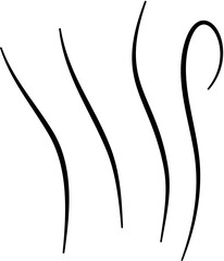 Smoke Aroma Line Illustration