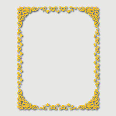 Frame, in the style of an ornament, Vector illustration eps 10, Art.