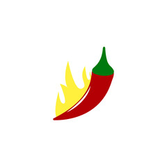 chilli icon ilustration vector