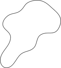 Irregular Line Abstract Shape