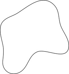 Irregular Line Abstract Shape