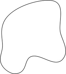 Irregular Line Abstract Shape