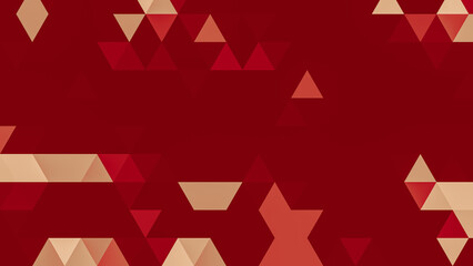 Red polygonal pattern Abstract geometric background Triangular mosaic, perfect for website, mobile, app, advertisement, social media