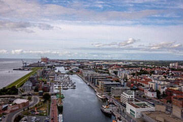Blick über Bremerhaven