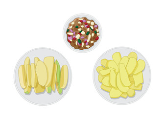 mouth stained glass mosaic and mouth lips close up design element isolated collection stylish colorful different shades of lipstick beauty make up expressing different emotions art on blur background 