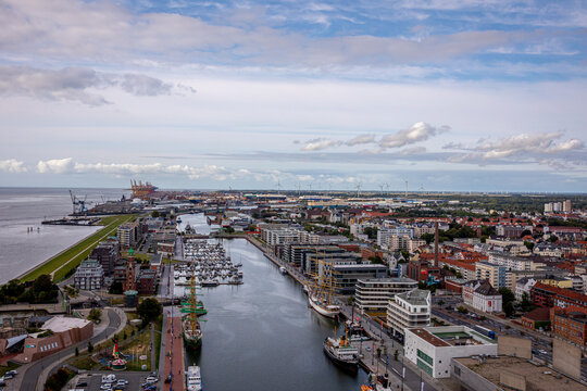 Blick &uuml;ber Bremerhaven