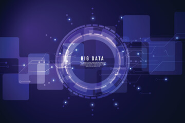 빅데이타 추상적인 배경