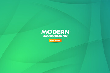 Abstract dynamic green gradient with line light background