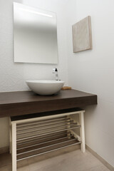 home bathroom vanity cabinet with mirror