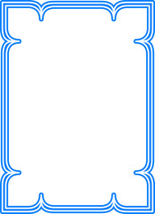 blue frame for text