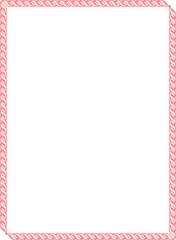 Obraz premium red and white frame