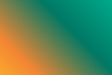 Abstract background in green and orange colors
