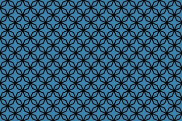 Blue abstract background with black stripes