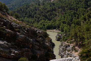 Fototapeta na wymiar Views on the Caminito del Rey trail, Spain