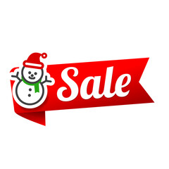 Fototapeta na wymiar Merry christmas Sale and marketing promotion template banner design element