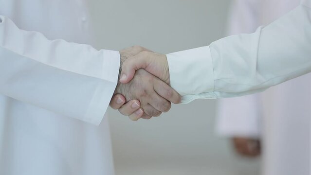 handshake of people