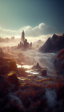 Mythical Fantasy Landscape