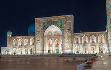 Registan square. Samarkand city, Uzbekistan.